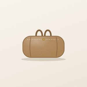 Weekender in Suede and Smooth Leather — Camel